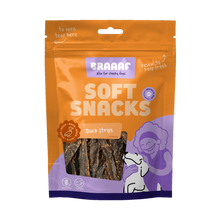 Braaaf Eendenreepjes 85 g – Braaaf hondensnack verpakking