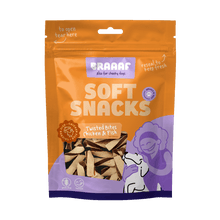 Braaaf Kip & Vis Gedraaide Bites 85 g – Braaaf hondensnack verpakking