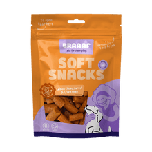 Braaaf Soft Zalmstick Wortel & Sperzieboon 85 g – Braaaf hondensnack verpakking