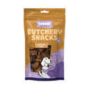 Braaaf Butchery Runderlong Blokjes 85 g – Braaaf hondensnack verpakking