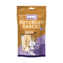 Braaaf Butchery Konijnenpoten 100 g – Braaaf hondensnack verpakking
