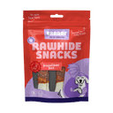 Braaaf Geperst Kauwbot Eend 12,5 cm 2 stuks 130 g – Braaaf hondensnack verpakking