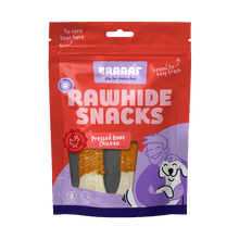 Braaaf Geperst Kauwbot Kip 12,5 cm 2 stuks 130 g – Braaaf hondensnack verpakking