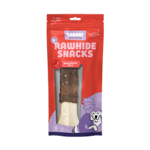 Braaaf Geperst Kauwbot Eend 20 cm 170 g – Braaaf hondensnack verpakking