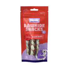 Braaaf Twister Dubbel 3 stuks 60 g – Braaaf hondensnack verpakking