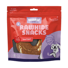 Braaaf Donut Rund & Vis 10–12 cm 120 g – Braaaf hondensnack verpakking