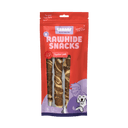 Braaaf Twister Lam & Vis 21 cm 3 stuks 180 g – Braaaf hondensnack verpakking