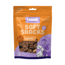 Braaaf Lamsteak Blokjes met Vis 1 × 1 cm 85 g – Braaaf hondensnack verpakking