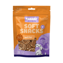 Braaaf Rundsteak Chips met Vis 85 g – Braaaf hondensnack verpakking