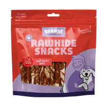 Braaaf Roll Sticks Rund & Vis 12 cm 25 stuks 250 g – Braaaf hondensnack verpakking
