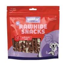 Braaaf Roll Sticks Lam & Vis 12 cm 25 stuks 250 g – Braaaf hondensnack verpakking