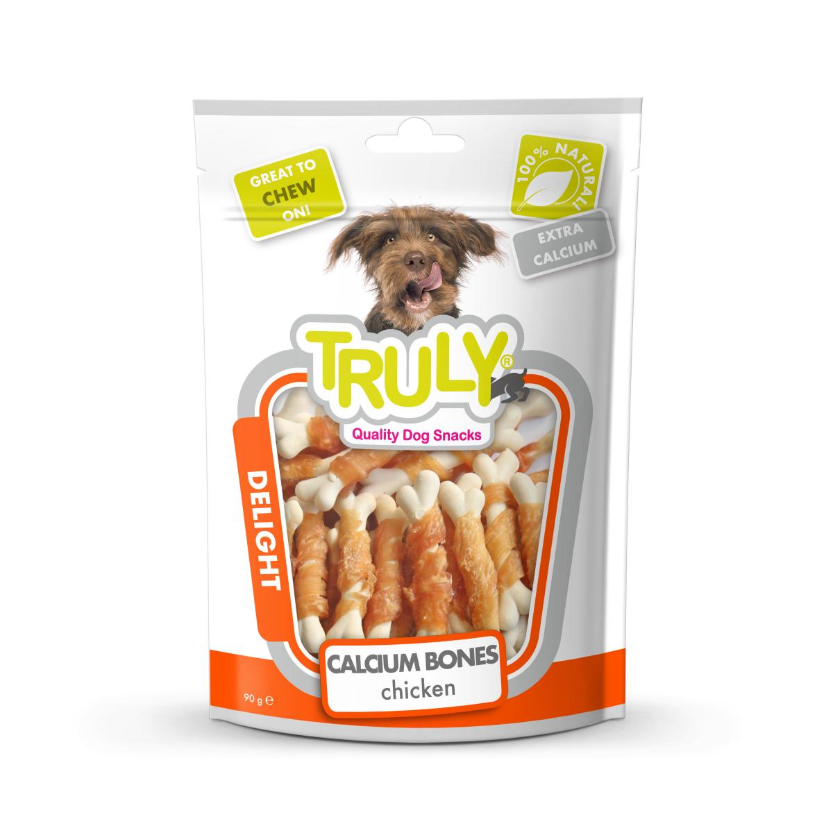 Truly Calcium Bone met kip – 90 g verpakking