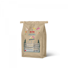 Kivo Kip & Rund Junior/Energy 4 kg koudgeperste hondenbrokken verpakking