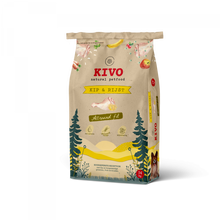 Kivo Kip & Rijst Allround Fit 14 kg koudgeperste hondenbrokken verpakking