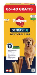 Pedigree DentaStix Large 86 + 40 stuks 4,86 kg – productverpakking
