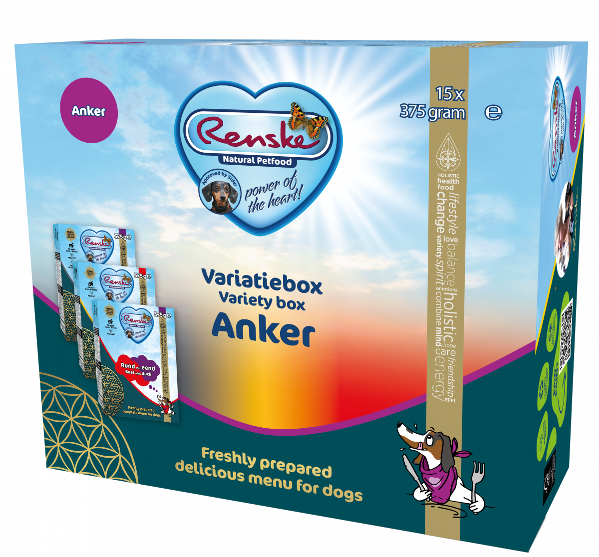 Renske Variatiebox Anker met 15 maaltijden van 375 g