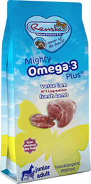 Renske Mighty Omega-3 Plus Lam & Rijst 12 kg verpakking