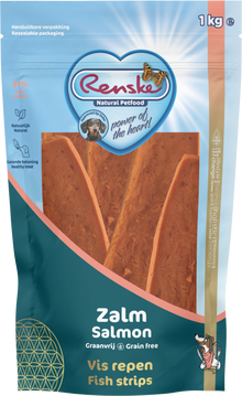 Renske Vlees Repen Zalm hondensnack 1 kg