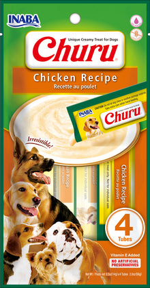 Inaba Churu hond romige kip puree 4 × 14 g