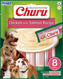 Inaba Churu hond kip met zalm XL 8 × 20 g