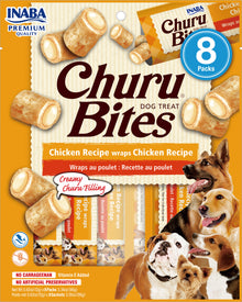 Inaba Churu Bites hond kip om kip 8 × 12 g